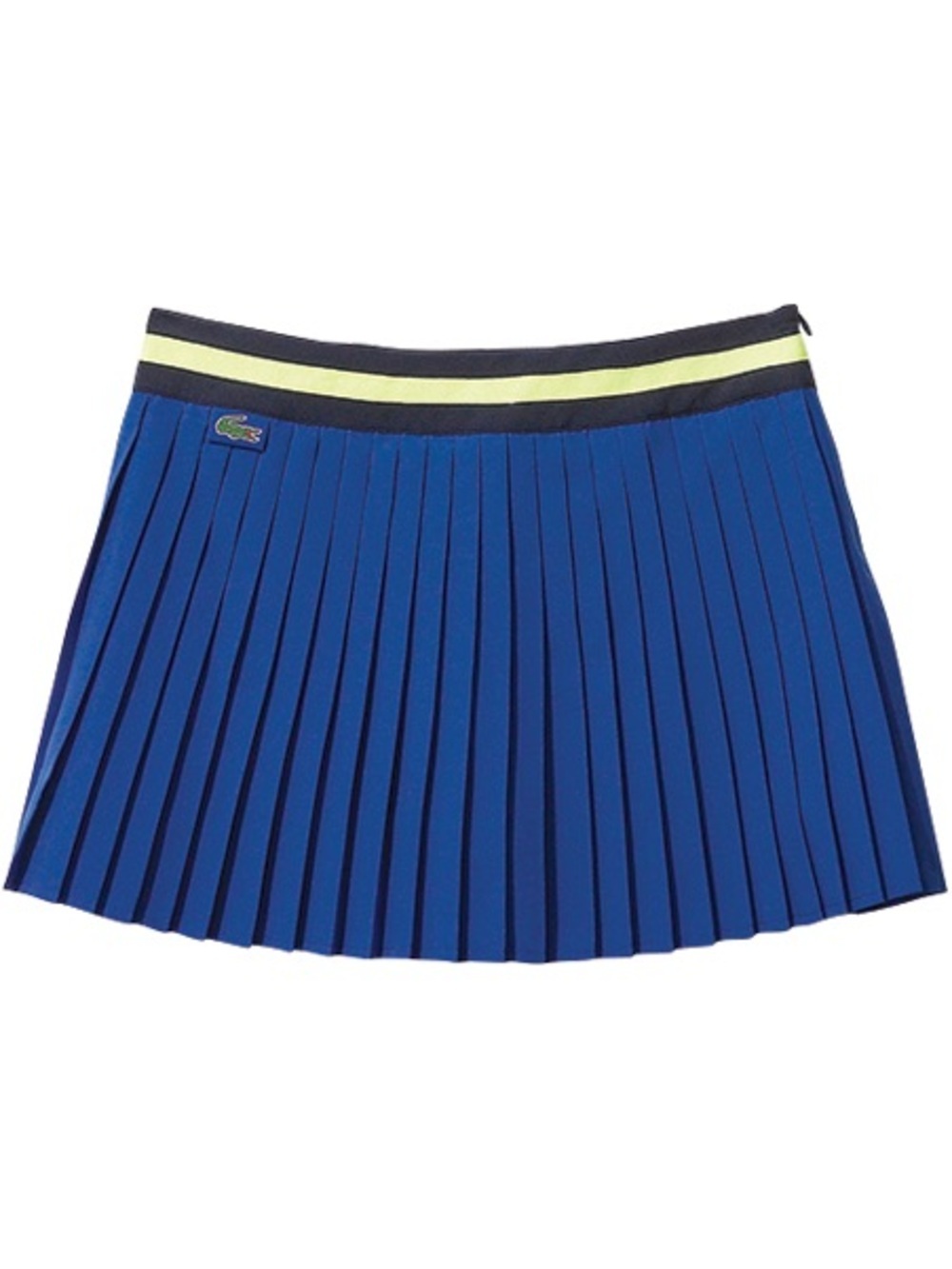 Lacoste Women’sBlue Pleated Mini Skirt with Contrast Waistband Size 32